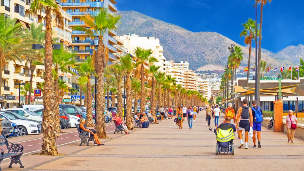The promenade in Fuengirola